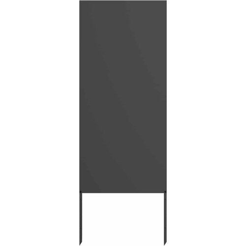  Privatnost u vrtu Antracit 50 x 140 cm Hladno valjana čelična Slike