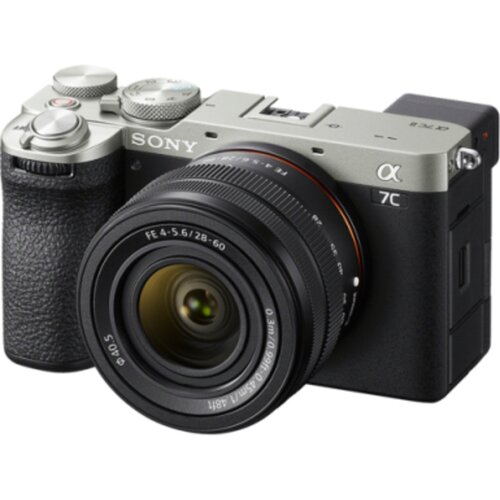 Sony Alpha 7C II full-frame bezrcalni fotoaparat + objektiv 28-60 mm, srebrni Cene