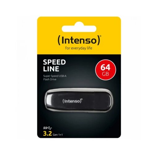 Intenso USB Flash drive 64GB Hi-Speed USB 3.2, SPEED Line - USB3.2-64GB/Speed Line Slike