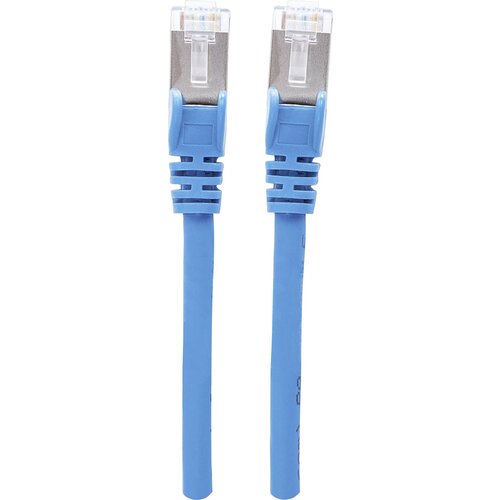 Intellinet 741149 RJ45 omrežni kabel\, Patch kabel CAT 6a S/FTP 15.00 m modra za&scaron;čita iz folije\, pletena za&scaron;čita\, za&scaron;čiten\, brez halogena 1 kos, (20417864) Cene