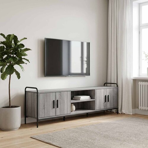  TV ormar 167,5 x 33 x 50 cm Siva Sonoma Konstruirano drvo Cene