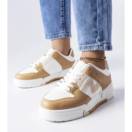 D/CEO Beige Selma women's sneakers