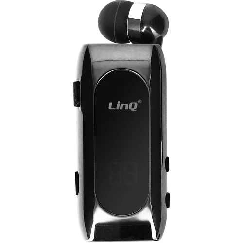 LINQ Slušalke Bluetooth Design Micro-Lavalier, avtonomija 20 ur in vectockovna povezava, R8388 - srebrne, (20731471)
