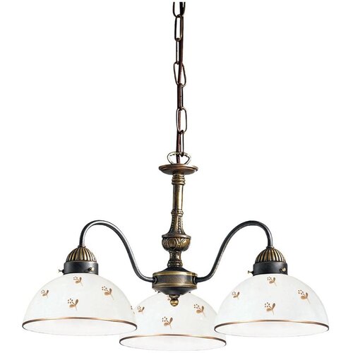  Kolarz 731.83.170 - Luster na lancu NONNA 3xE27/75W/230V sa cvetnim motivom, ružičasto zlato Cene