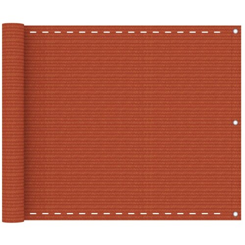Balkonski zastor narančasti 75 x 600 cm HDPE Slike