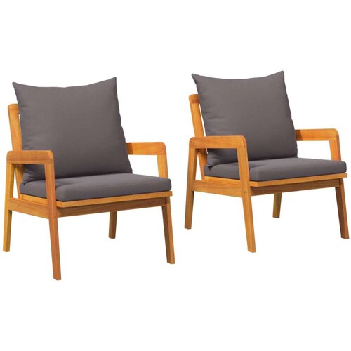  Vrtne stolice 2 kom 59 5x65x71 5 cm Masivno drvo akacije Slike