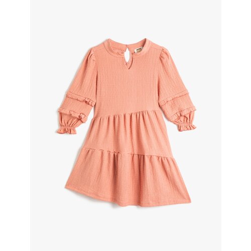 Koton Dress Long Sleeves Ruffled Cuffs Elasticated Slike