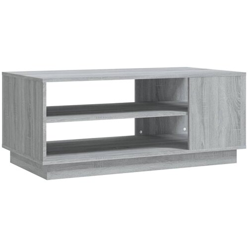 Maison Chic Klubska mizica - kavna mizica - Nizka mizica siva sonoma 102x55x43 cm iverna plošča, (21753363) Cene