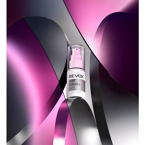REVOX B77 JUST Retinol 0.3% + Niacinamide 5% vlažilna gladilna emulzija proti staranju kože 30 ml Slike