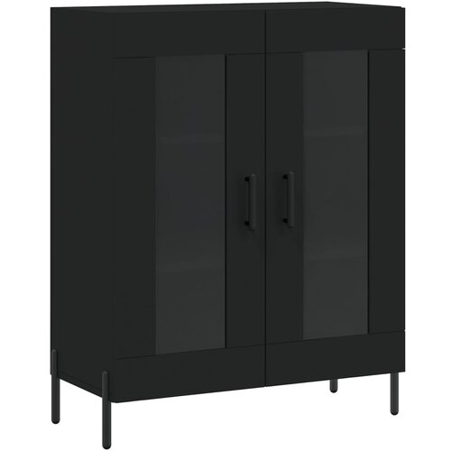 Maison Chic Komoda - Predalnik črna 69,5x34x90 cm inženirski les, (21715588) Slike