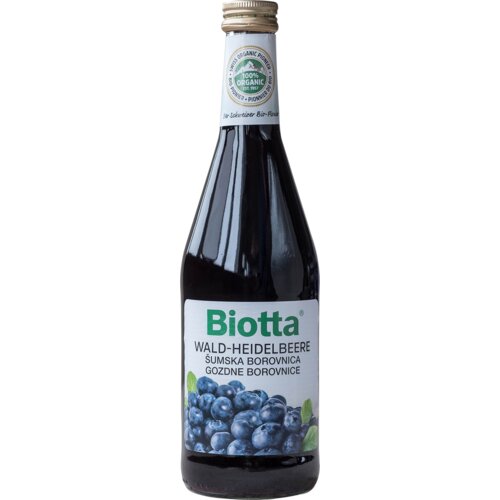 Biotta organski sok borovnica 500ml staklo Slike