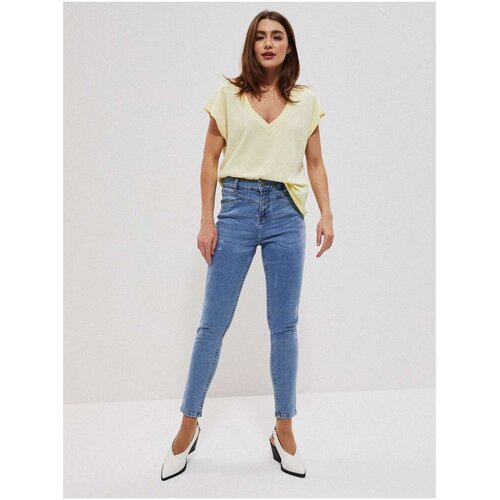 Moodo High waist jeans Cene