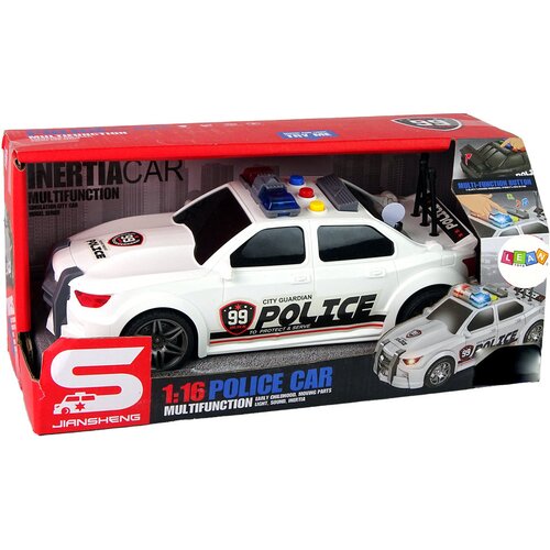  Sportski automobil za igru Policija 1:16 - bijela Slike