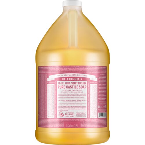 DR. BRONNER&amp;#039;S 18in1 naravno milo če&amp;scaron;njev cvet - 3,80 l Slike
