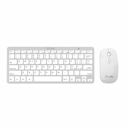 Celly bežični miš i tastatura u srebrnoj boji Slike