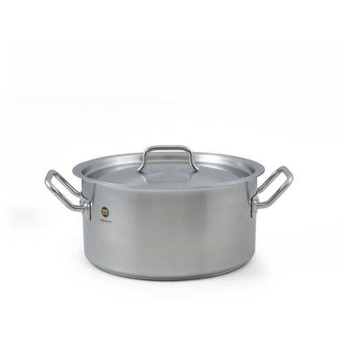 Metalac duboki lonac od nerđaјućeg čelika PROFESSIONAL 28cm/8l sa poklopcem Slike