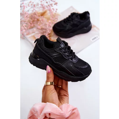 Kesi Children's Sport Shoes Sneakers Black Kizzie