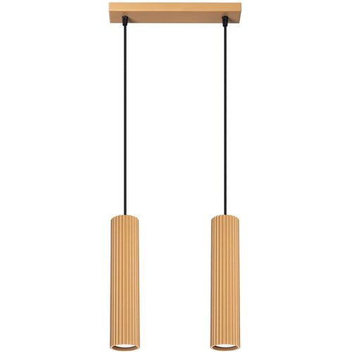 Sollux Lighting Sollux SL.1555 - Luster na sajli KARBON 2xGU10/10W/230V zlatna Cene