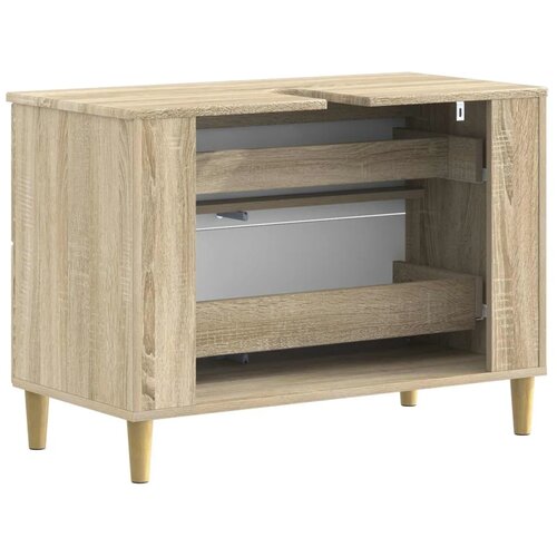  Kupaonski ormarić za sudoper DELFT Hrast sonoma 82 x 41 x 59 cm - Hrast sonoma Slike