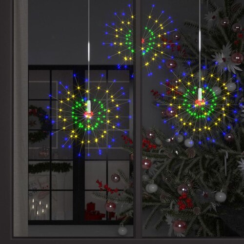 vidaXL božićno svjetlo s izgledom vatrometa 20 cm raznobojno 140 led Cijene