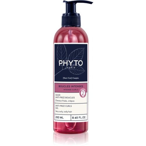 Phyto Intense Curls Anti-Frizz Curls Gel fiksacijski gel za valovite in kodraste lase 250 ml Slike