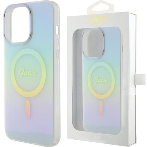 Guess IML IRIDESCENT CASE MAGSAFE OVITEK ZA IPHONE 15 PRO TURKIZNA, (21834529) Cene