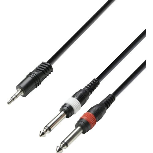 Adam Hall Avdio kabel\, 3\,5 mm banana konektor/2 x 6\,3 mm banana konektor K3YWPP0300 (20427836) Cene