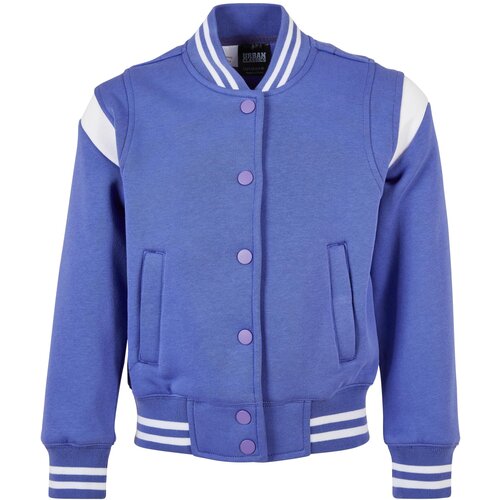 Urban Classics Kids Inset College Sweat Jacket purpleday/white Cijene