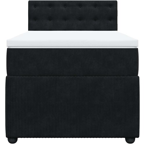 Box spring krevet s madracem crni 90x190 cm bar&amp;scaron;unasti Slike
