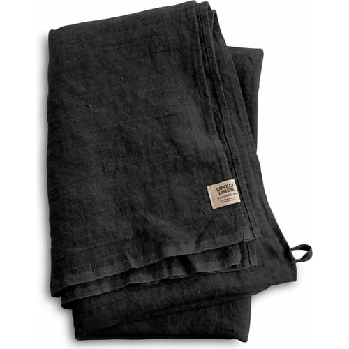 Lovely Linen Hamam-brisača / brisača za savno - Dark Grey