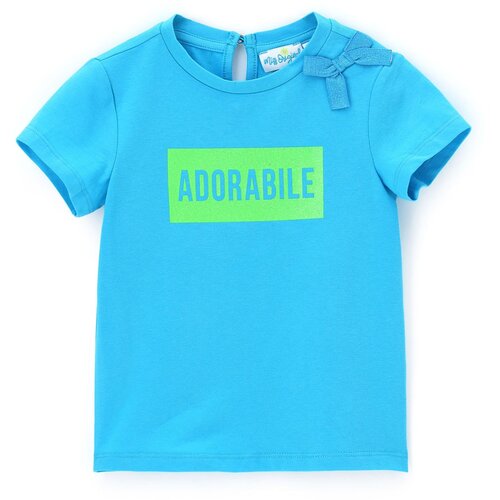 Original Marines majica KR DBP1080NF_Turchese01 D turkizna 6-9 MONTHS Cene