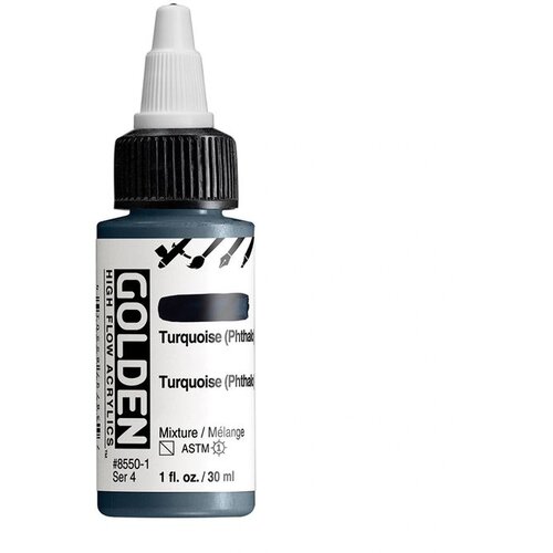  GOLDEN High Flov akrilna boja 30 ml | 8550 Turquoise Phthalocyanine Slike
