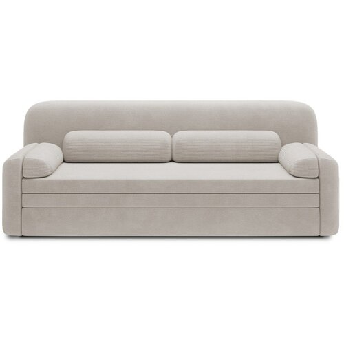 ELTAP Bež sklopiva/s prostorom za odlaganje sofa od samta 236 cm Elioss – Cijene