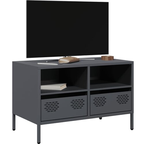 vidaXL TV ormarić antracit 68x39x43,5 cm hladno valjani čelik Cijene
