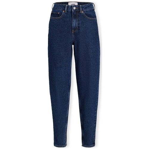 JJXX Jeans straight Noos Lisbon Mom Jeans - Dark Blue Denim Modra Slike