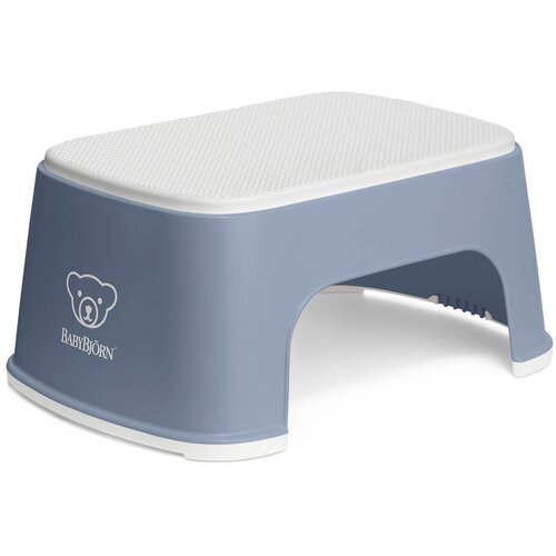 BABYBJORN pručka Step Stool Deep blue/White Slike