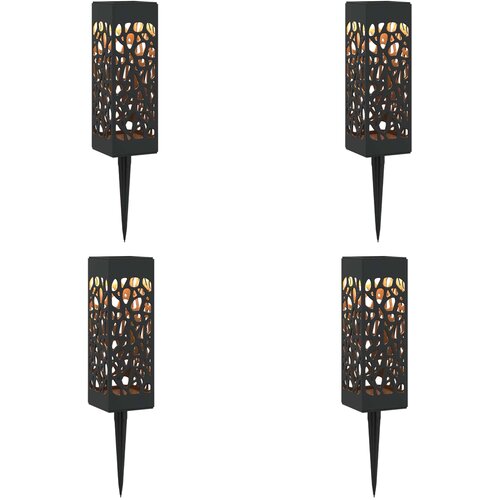  Solarna svjetla za vanjsku upotrebu s tlo&amp;scaron;cem 4 pcs 29 cm PP Slike