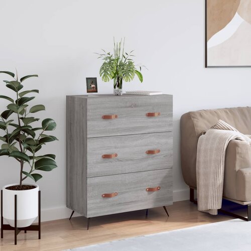 vidaXL Komoda boja hrasta sonome 69 5 x 34 x 90 cm konstruirano drvo Cijene