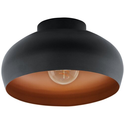 Eglo plafonjera Mogano 2 900555, 1x E27, &Oslash;28 cm, crna i bakrena Cijene