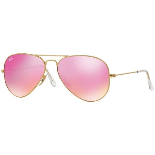 Ray-ban Aviator Flash Lenses RB3025 112/4T M (58) Zlata/Vijolična Slike