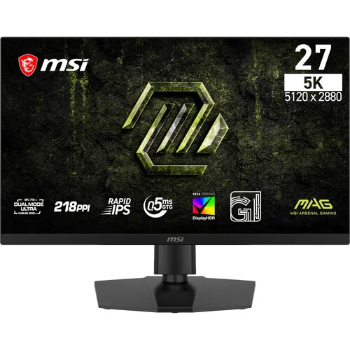 MSI Monitor MAG 271KPD7 68,6 cm (27"), 5120x2880 (5K), IPS, 5K:75Hz, QHD:300Hz, 0.5 ms (Min.) (GTG), 350 nits, nastavljiv po vi&scaron;ini, PD 15W|Gaming, (5000329143) Cene