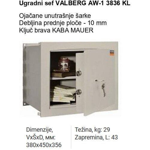 Valberg Ugradni sef AW-1 3836 KL Slike