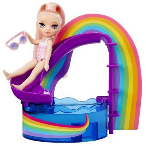  Rainbow High: Kompleks za zabavo ob bazenu z lutko Blush Parker Cene