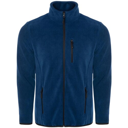 Dewberry 24601 5 Pocket Outdoor Full Zipper Fleece Jacket-INDIGO Cene