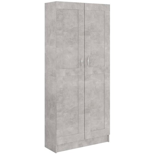 Maison Chic Knjižna omara - Knjižni regal betonsko siva 82,5x30,5x185,5 cm iverna plošča, (21725965) Cene
