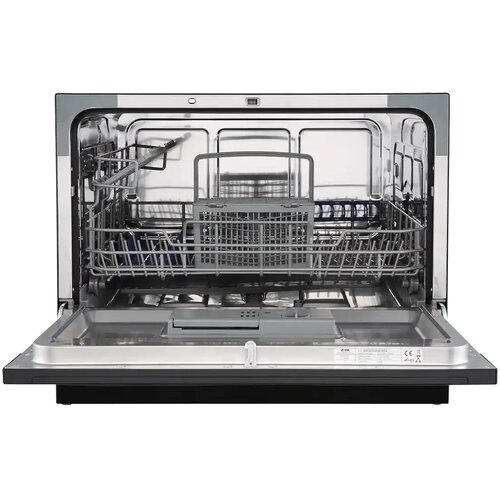 Vox Namizni pomivalni stroj LC T6B D, razred D, 6 pogrinjkov, 7 programov, AutoDoor, črne barve Cene