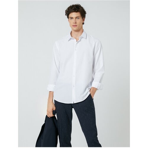 Koton shirt - white - slim fit Slike