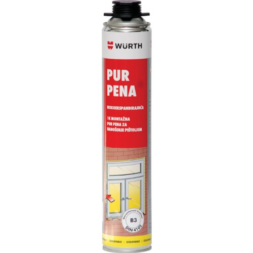  Pur  pena pištoljska niskoeksapandirajuća Wurth 750ml Cene