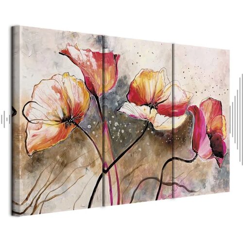  Slika - Poppies lashed by the wind 90x60 Cijene