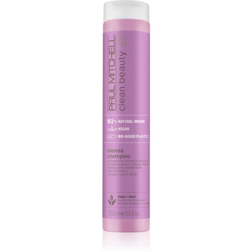 Paul Mitchell Clean Beauty Blonde Shampoo vijoličen šampon za posvetljene, melirane hadne blond lase 250 ml Cene